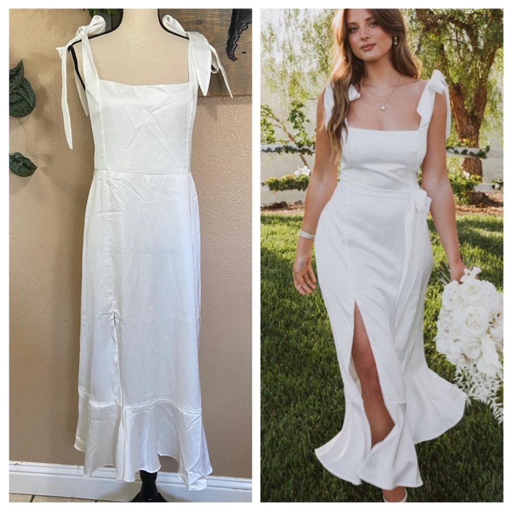 Show Me Your Mumu Garden Ivory Midi Dress